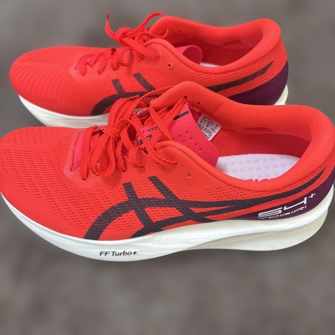 ASICS S4+ YOGIRI ランニングシューズ レッド トレーニング