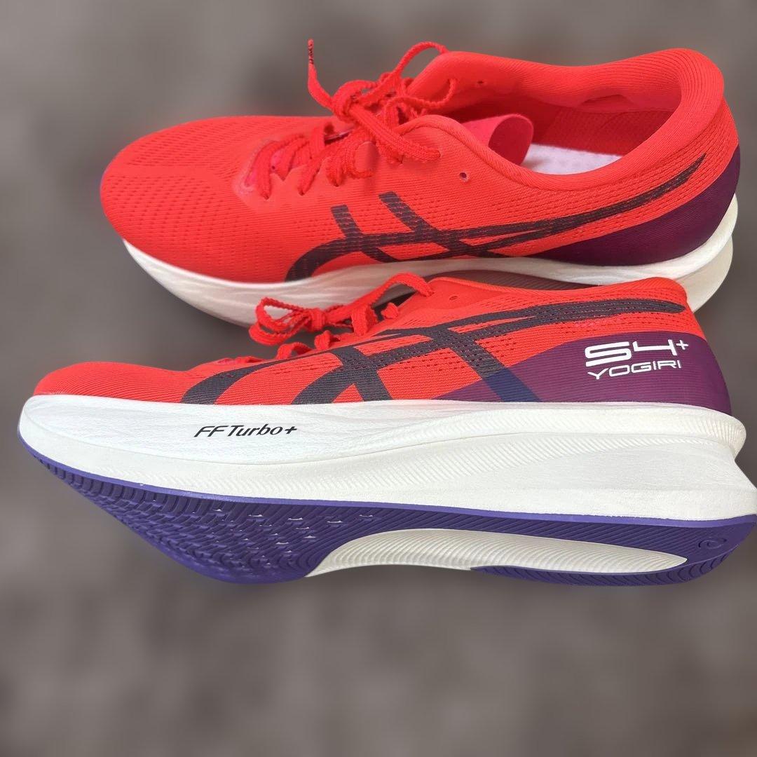 ASICS S4+ YOGIRI ランニングシューズ レッド トレーニング