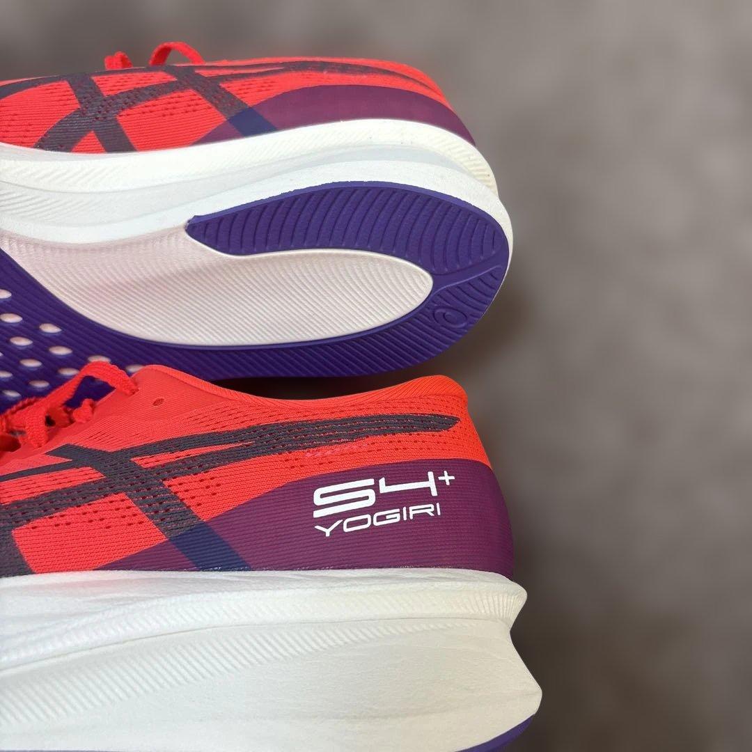 ASICS S4+ YOGIRI ランニングシューズ レッド トレーニング
