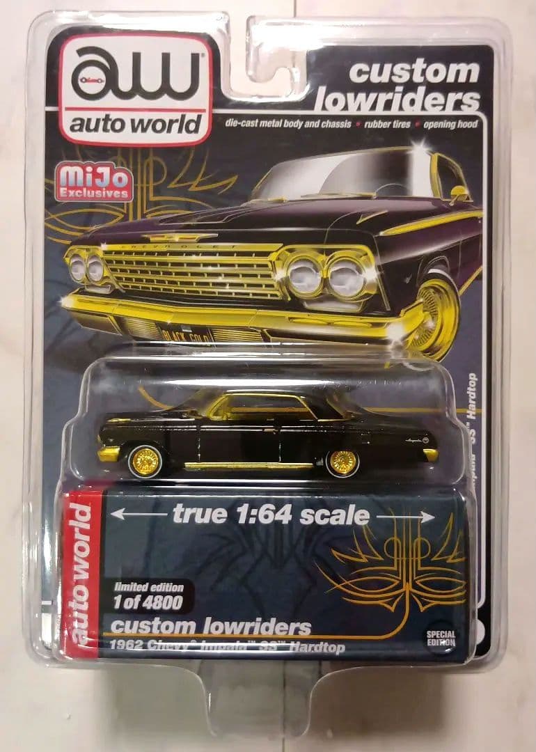ローライダーミニカー新品未使用６台セット✰*インパラサンダーバードキャデモンテ♡