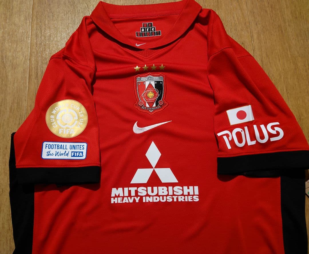 浦和レッズ CWCユニフォーム　XLサイズ　クラブワールドカップ仕様　渡邊凌磨