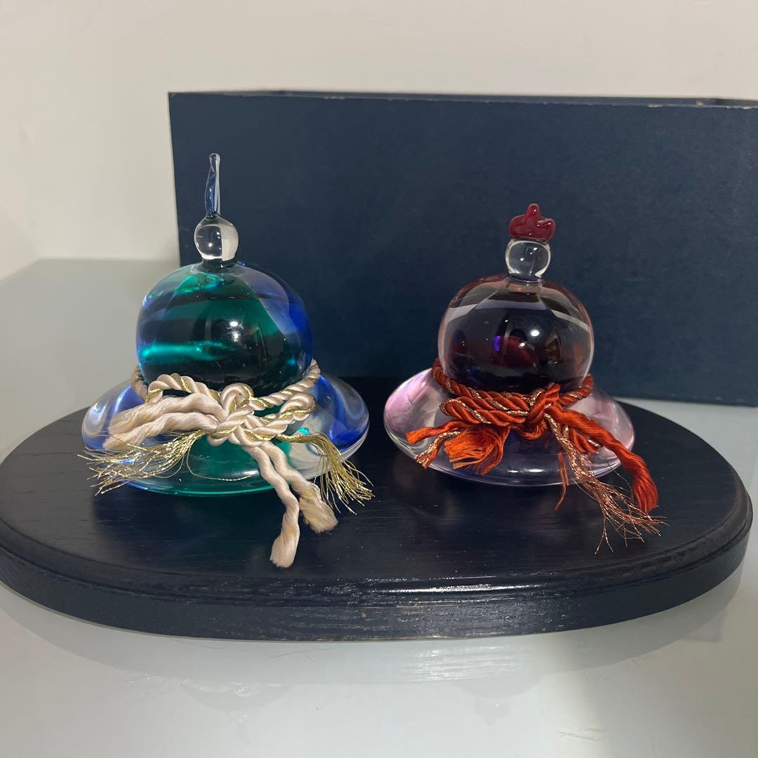 マルティグラス　Multi Glass　雛人形　お雛様　ガラス細工　ガラス工芸品
