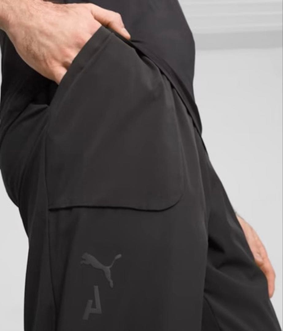 【新品】PUMA 撥水パンツXRAINCELL ブラック トレーニング 軽量