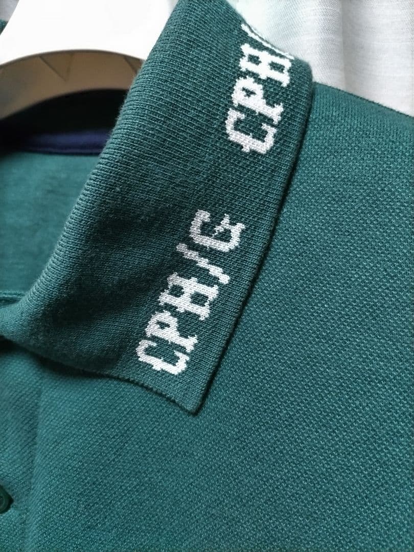 cph golf　キャプテンズヘルム ポロシャツ　グリーン　ボックスシルエット