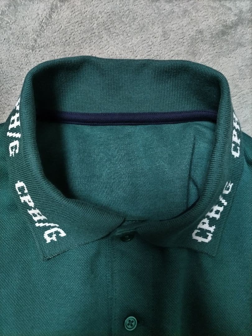 cph golf　キャプテンズヘルム ポロシャツ　グリーン　ボックスシルエット