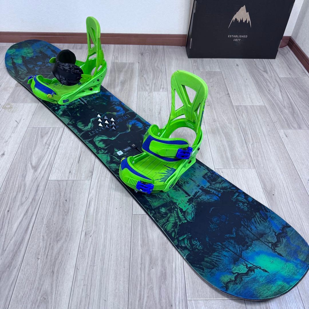 BURTON DESCENDANT 152cm スノーボードセット