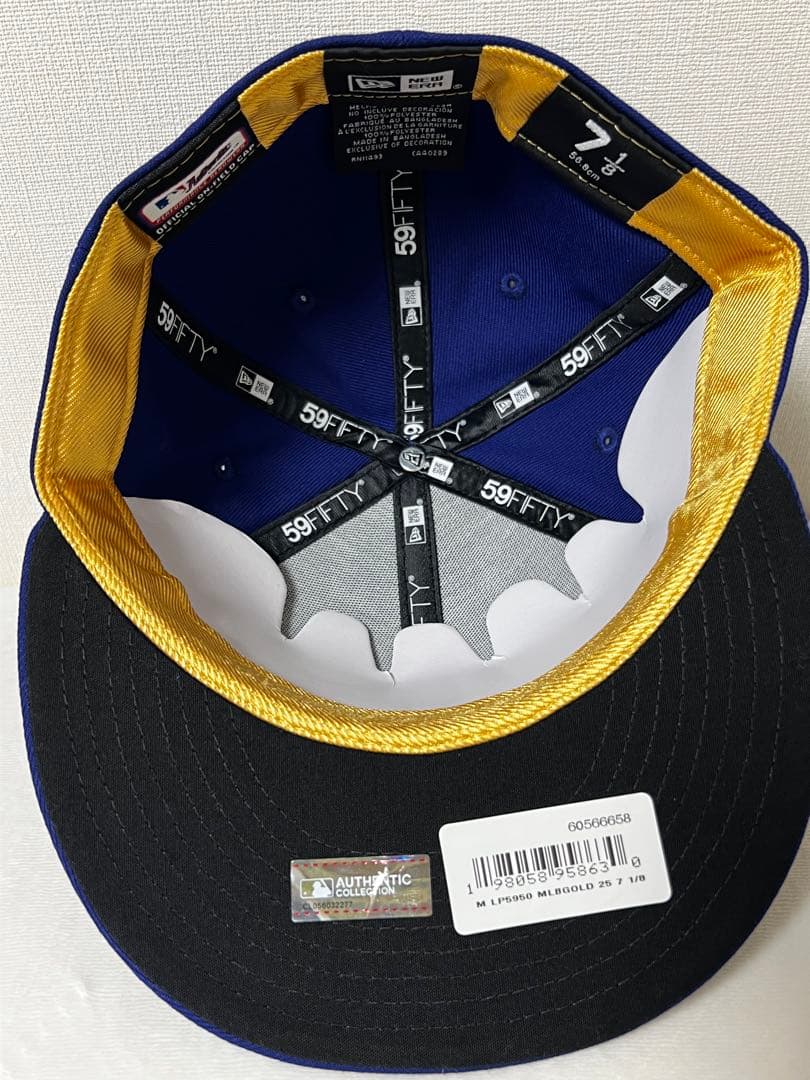 ドジャース ゴールドコレクション 59FIFTY キャップ 7 1/8