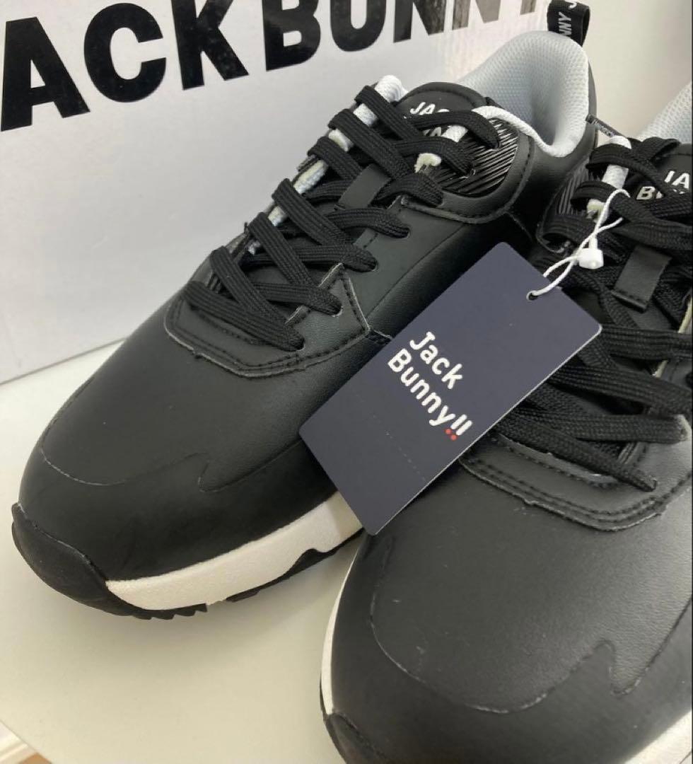 新品 パーリーゲイツ ジャックバニー AIR SOLEシューズ 黒 27.5cm