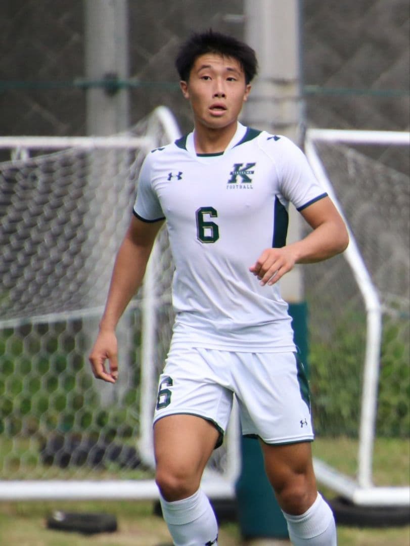 関東学院大学サッカー部・ユニフォーム 林田滉也 V甲府