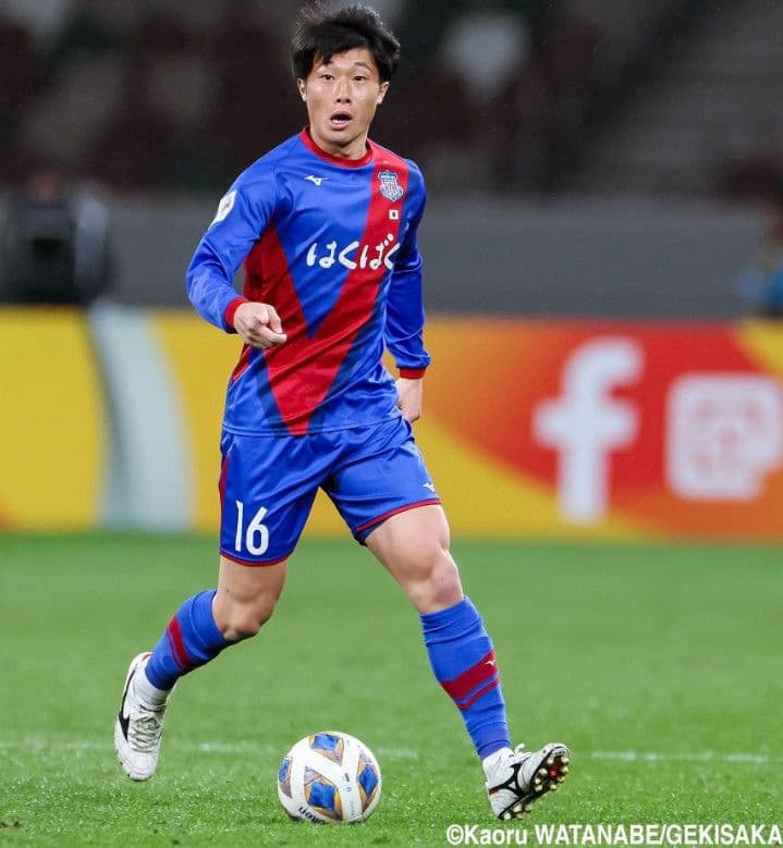 関東学院大学サッカー部・ユニフォーム 林田滉也 V甲府