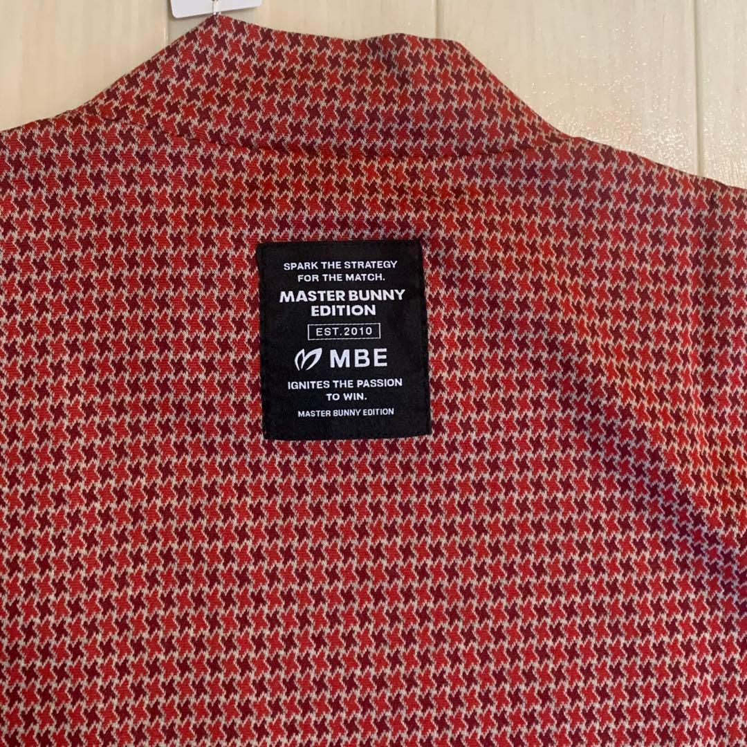 新品【マスターバニー】メンズ　半袖モックネック　シャツ 6/LL ゴルフウェア