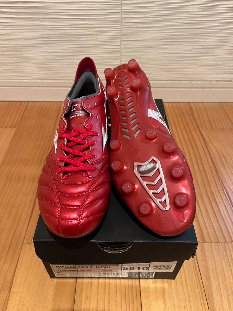 Mizuno Morelia NEO lll JAPAN パッションレッド　新品
