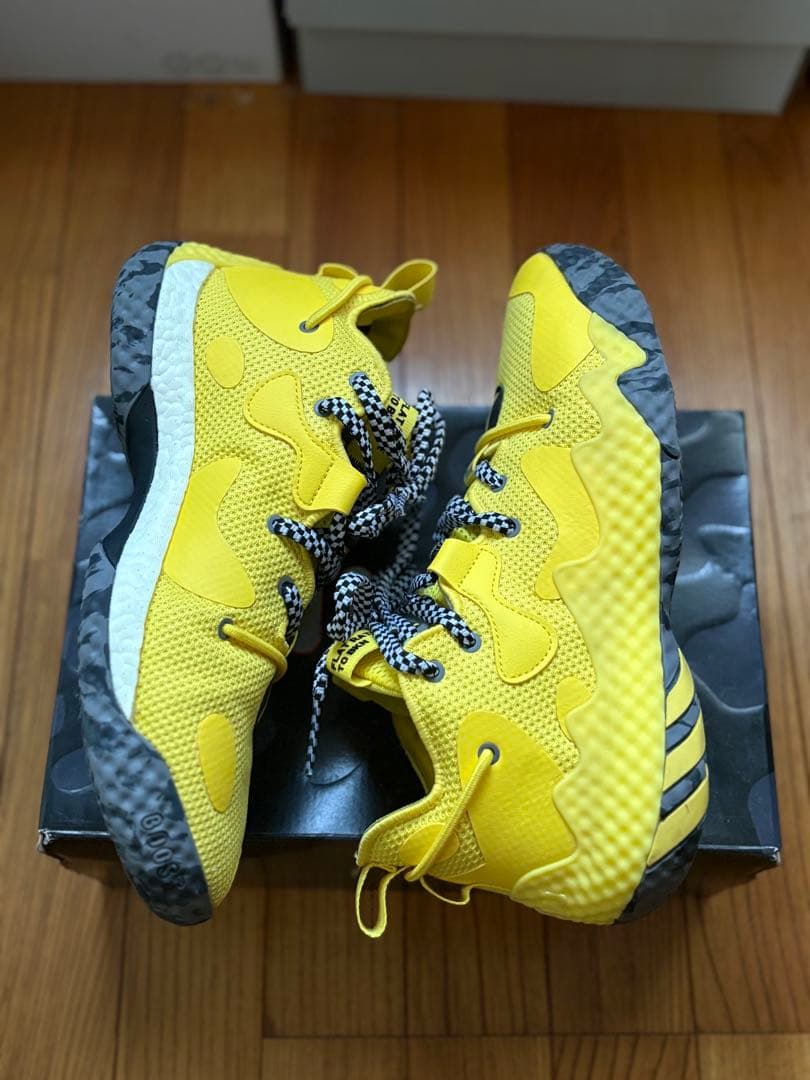 adidas Harden Vol. 6 28cm イエロー バスケットシューズ