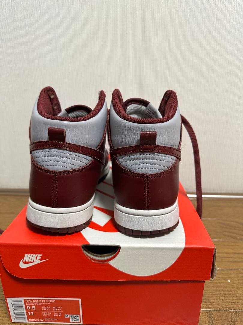 その他 Nike DunkHigh Dark BeetrootandWolf Grey