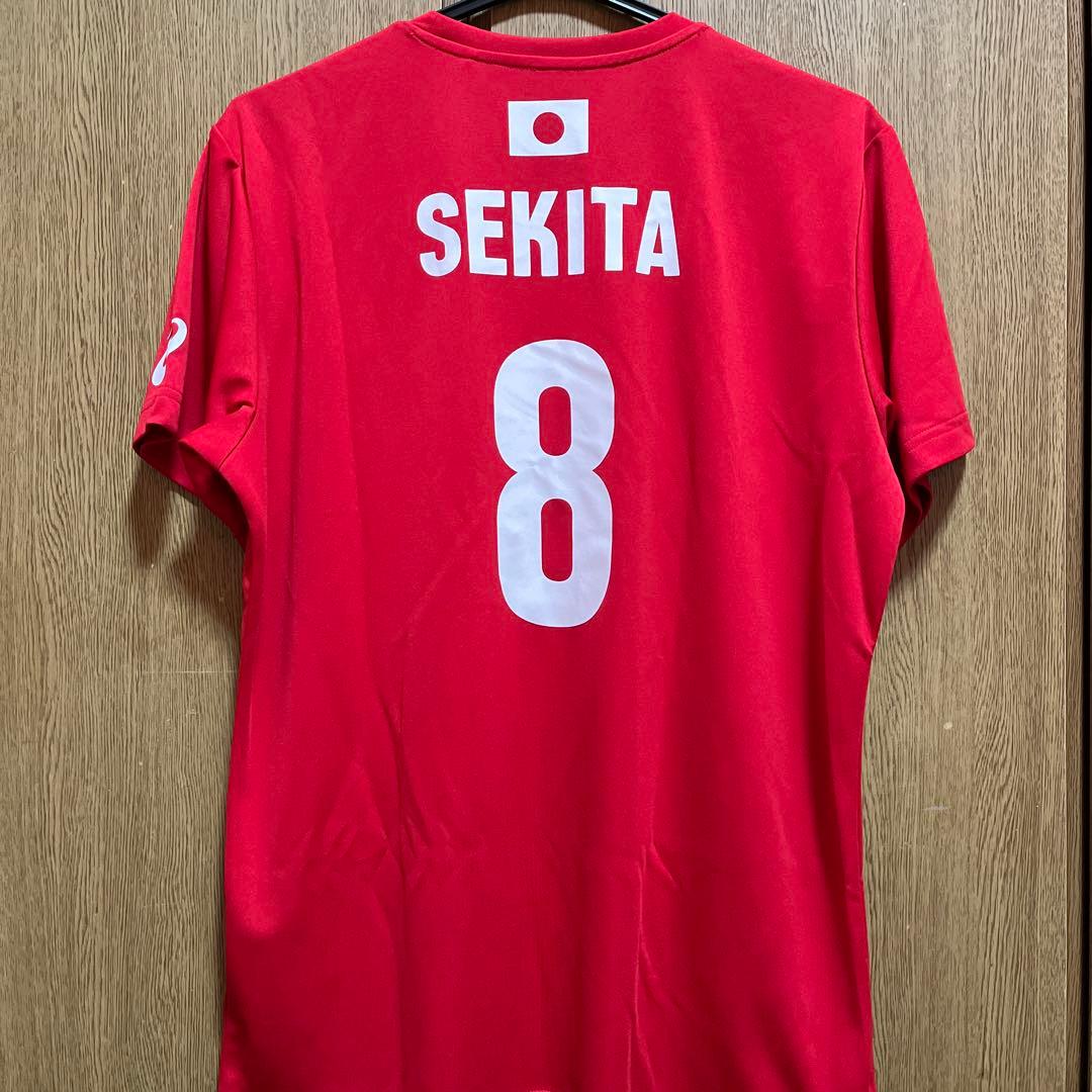 関田誠大 バレーボール男子日本代表応援Tシャツ ユニフォーム2024 XLサイズ