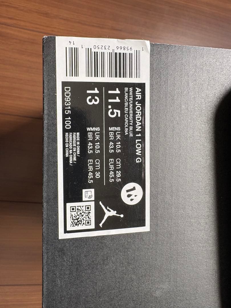 Nike エアジョーダン1LOW G 未使用　30cm