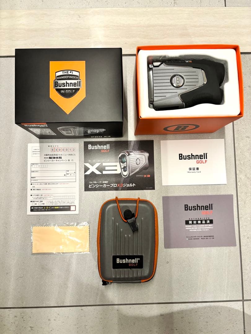 ぐろりあブッシュネル ピンシーカープロX3ジョルト ゴルフ用レーザー距離計