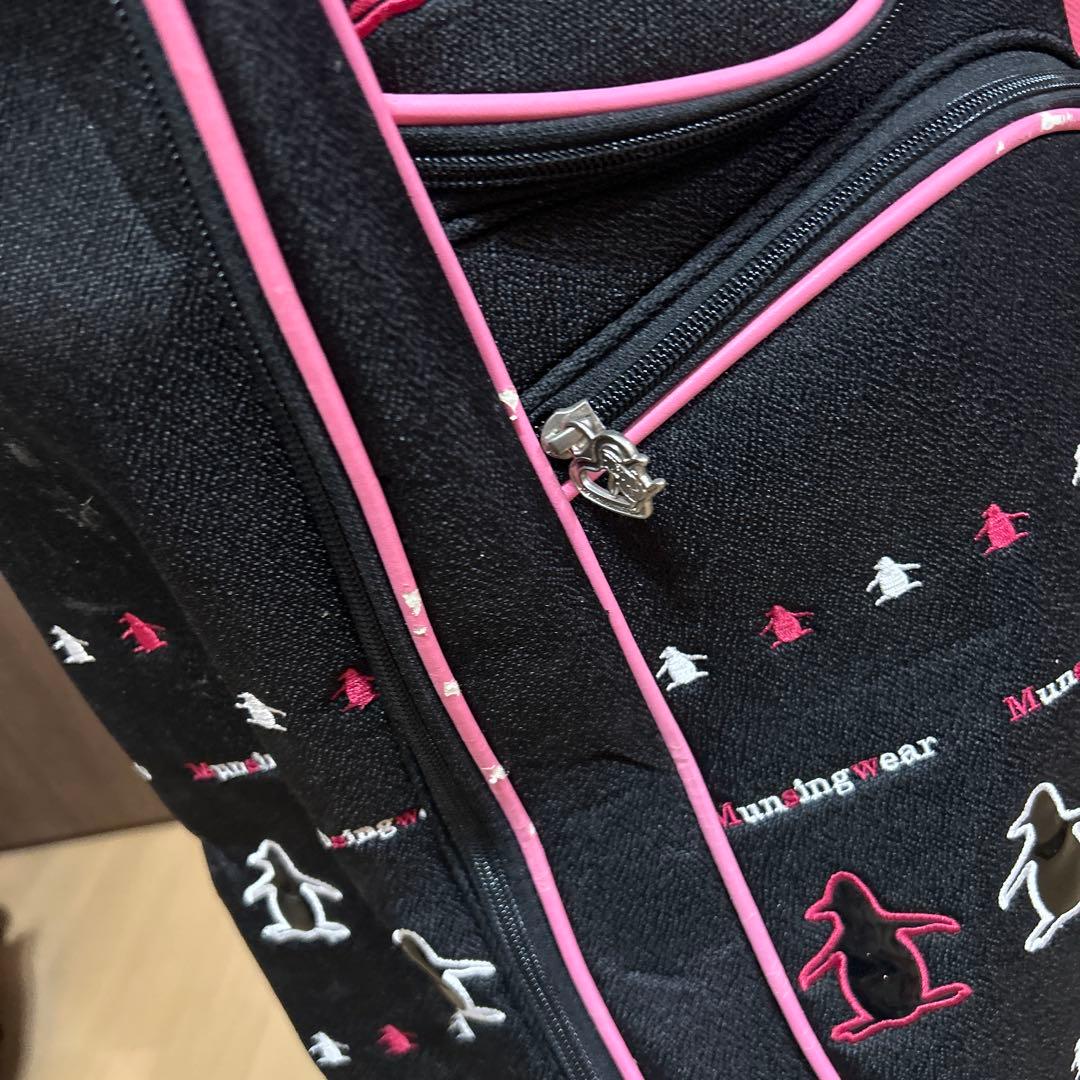 munsingwear ペンギン刺繍 ゴルフキャディーバッグ　おまけ付き。