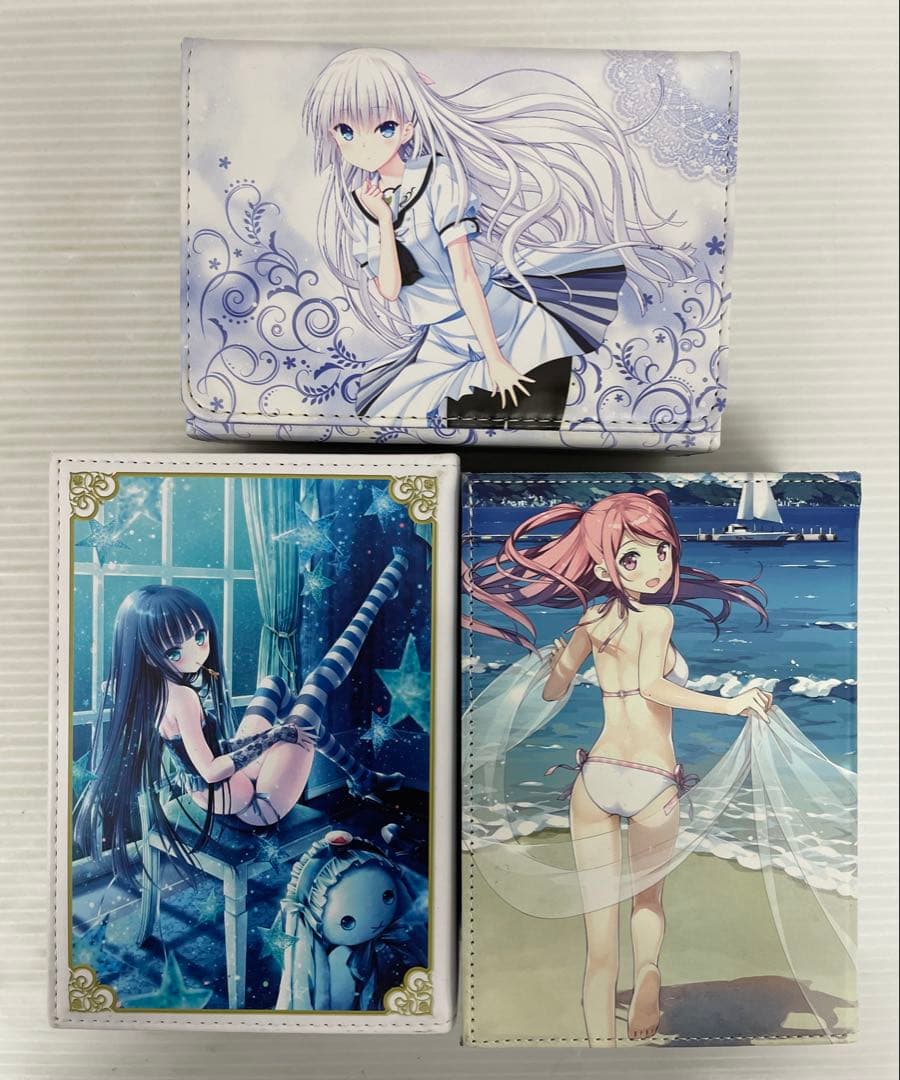 kncard75-2986 合皮製デッキケース　サプライ　まとめ売り　現状品