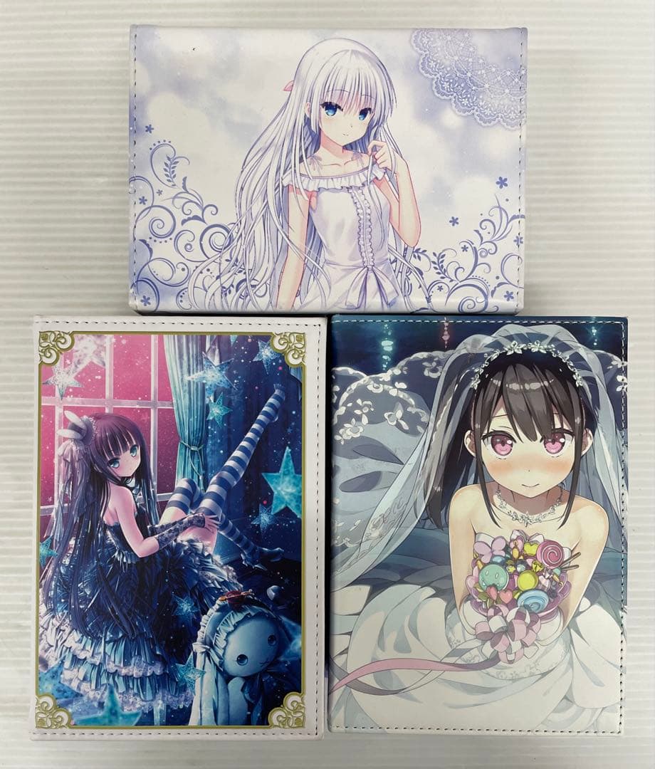kncard75-2986 合皮製デッキケース　サプライ　まとめ売り　現状品