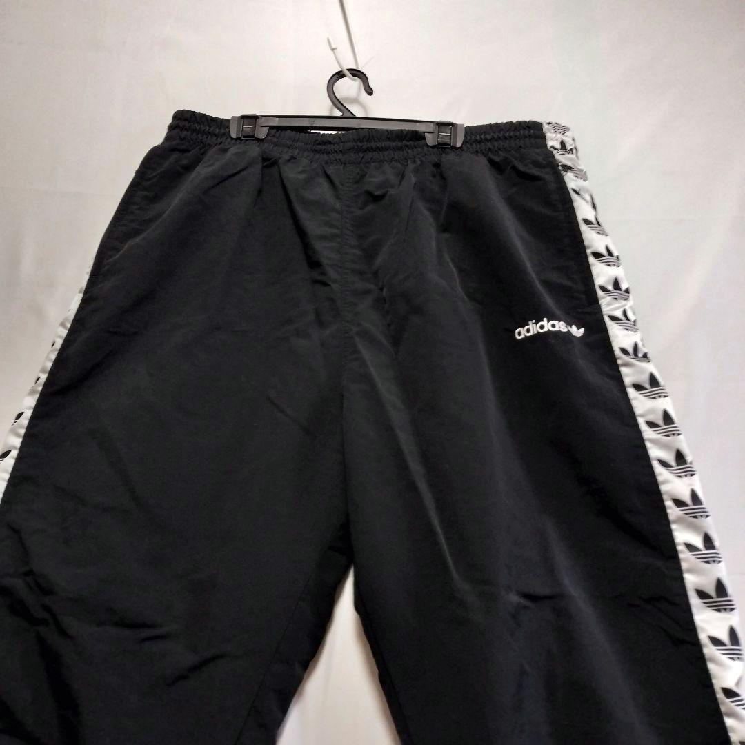 ★人気　アディダス　ジャージ　トラックパンツ　シャカシャカ　ブラックXL