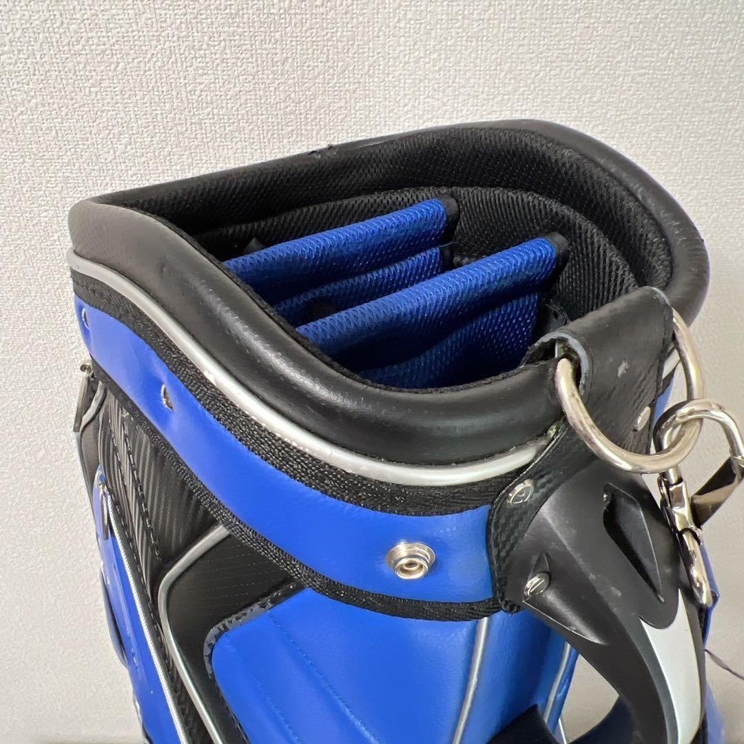 テーラーメイド キャディバッグ 5分割 ブルー×ブラック TaylorMade
