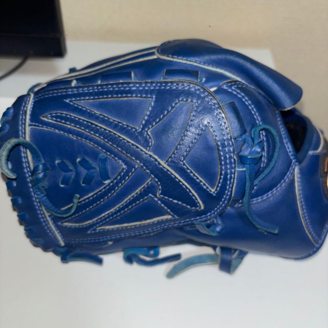 ASICS 軟式グローブ 左投 投手用 2014年 大谷翔平モデル ピッチャー青