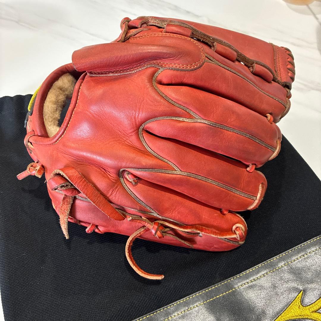 Mizuno Pro 硬式グローブ 左投げ　投手用　スプレンディットオレンジ