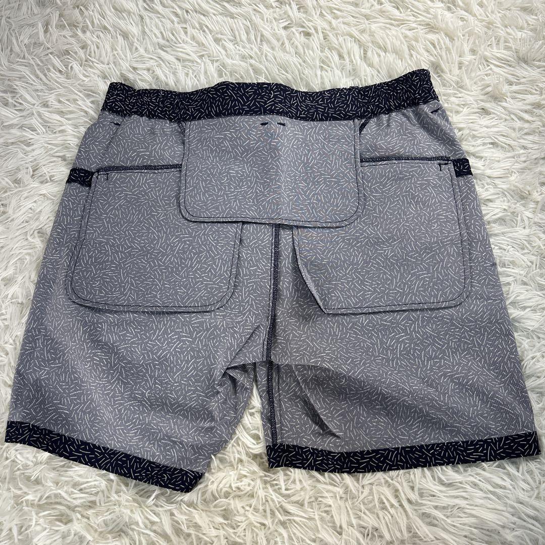 【新品】パーリーゲイツ　PGG　ショートパンツ　紺×白　ゴルフ　TEXBRID