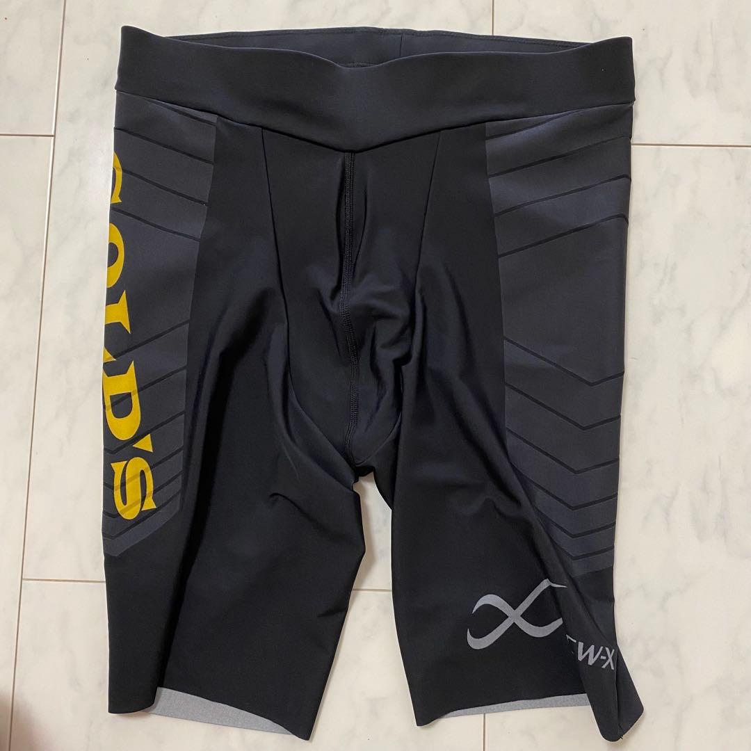 【新品未使用】GOLD'S GYM×CW-X コラボアイテム ハーフタイツ L