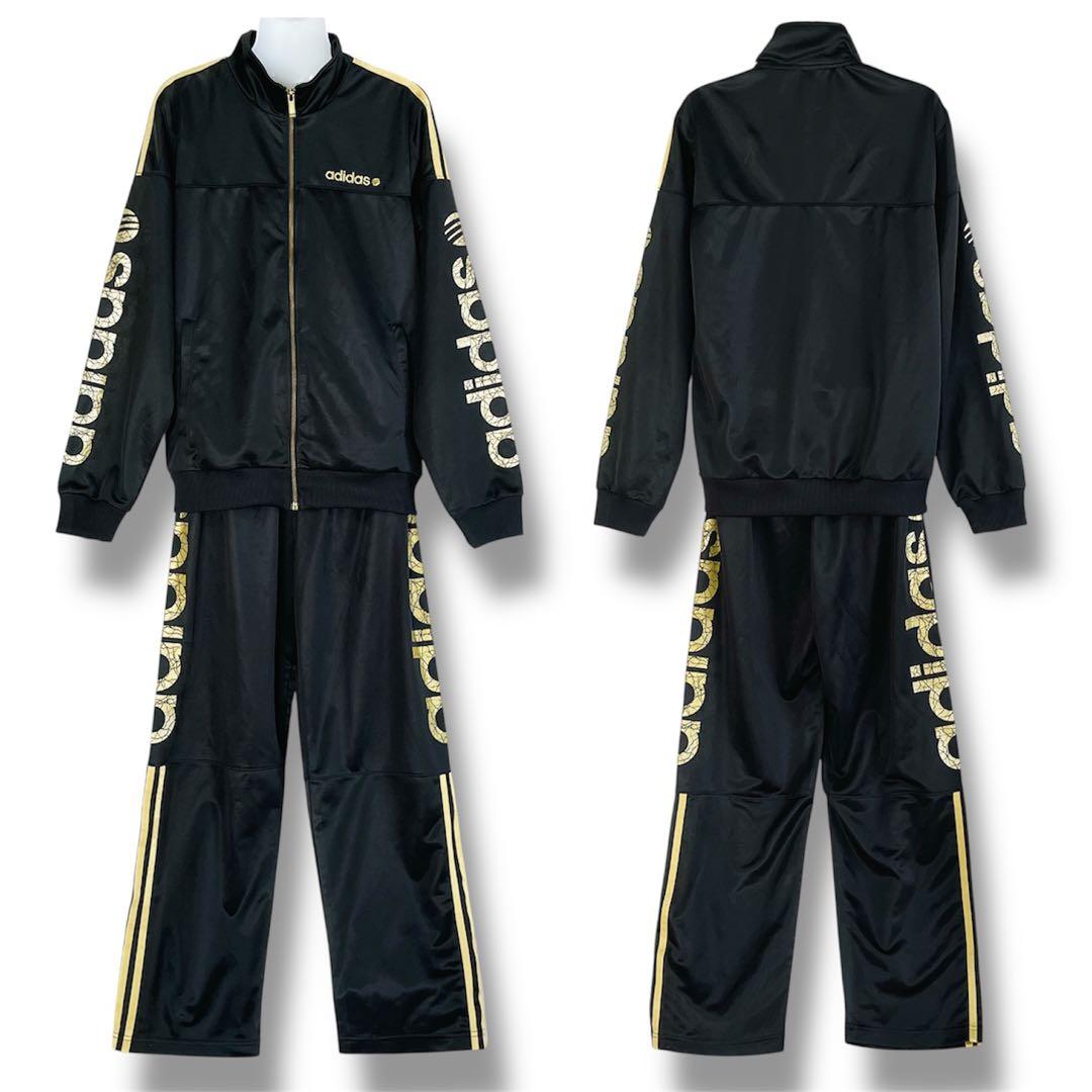 【値下げ交渉◎】 【希少】 adidas NEO クラックドゴールド ジャージ