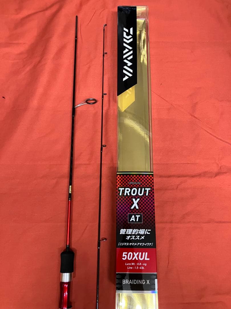 新品 Daiwa トラウトX 50XUL イワナ　アマゴ　ヤマメ　★週末セール★