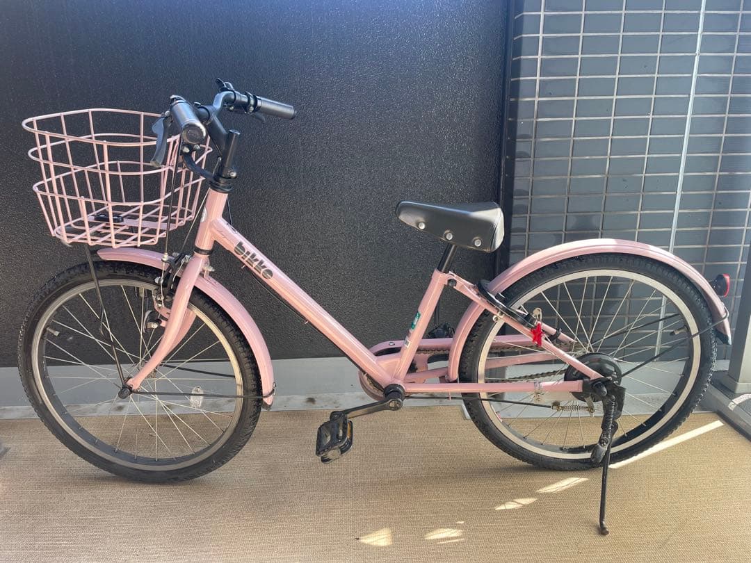 bikke 22型　子供用自転車　ピンク【直接手渡し希望】