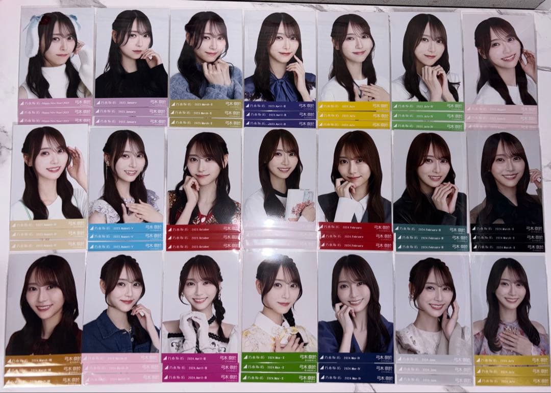 乃木坂46 弓木奈於　生写真　大量　まとめ売り　コンプ　セミコンプ　バラ