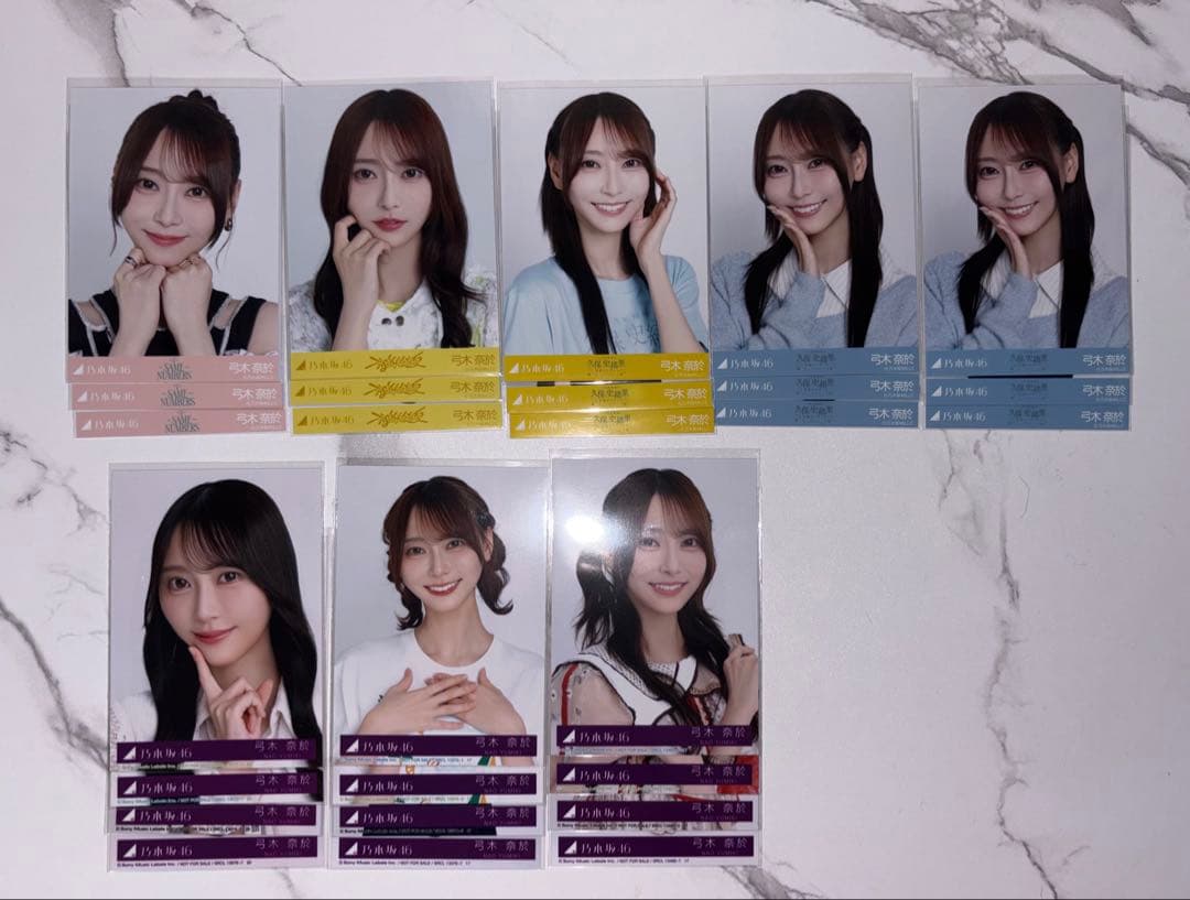 乃木坂46 弓木奈於　生写真　大量　まとめ売り　コンプ　セミコンプ　バラ