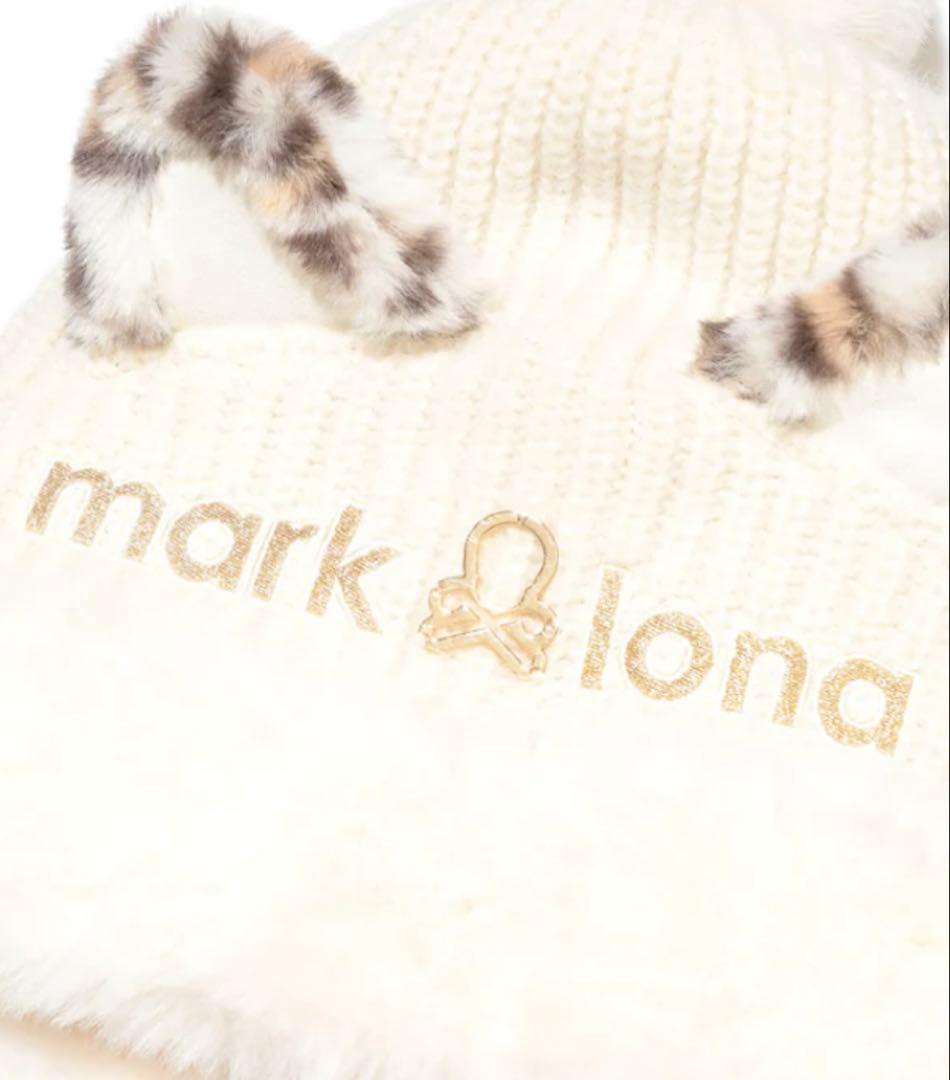 レディースウェア MARK&LONA Furry Cat Leopard Beanie