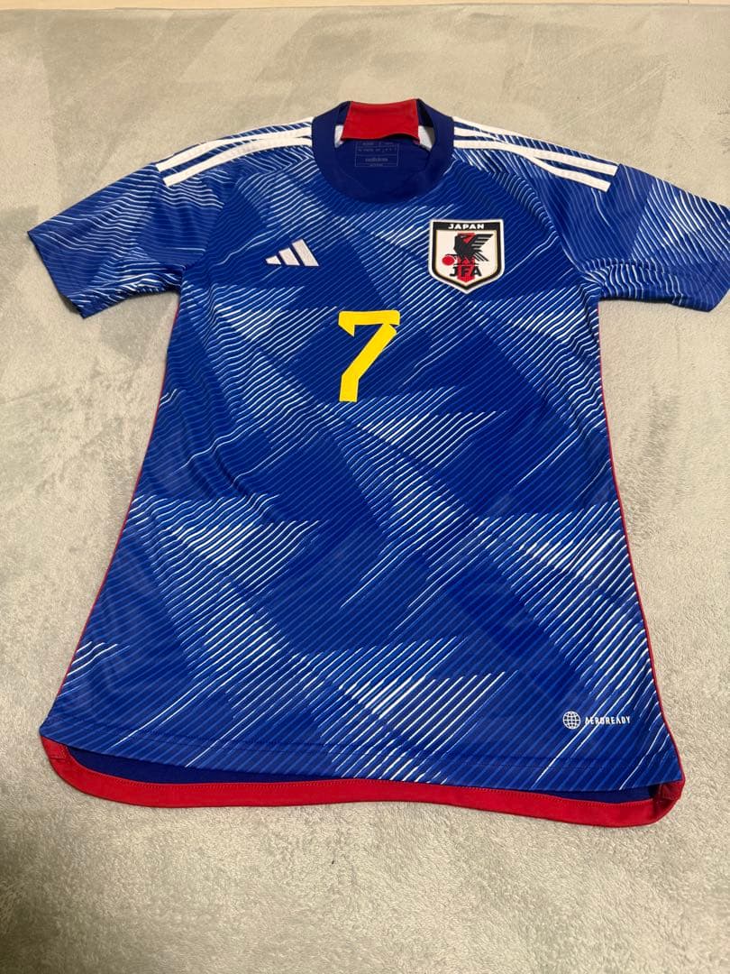 サッカー日本代表 三笘薫 7 レプリカユニフォームS