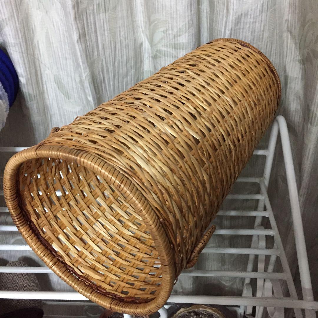 カゴ バスケット かご 竹籠 *