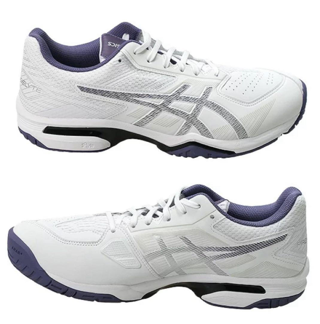 美品asics アシックス テニスシューズ プレステージライト ワイド4 OC