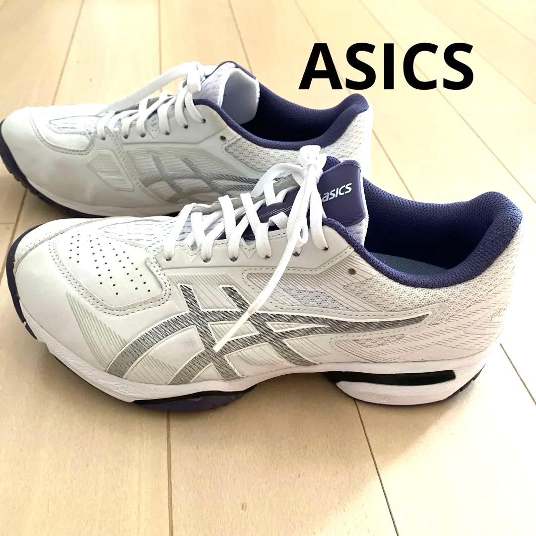 美品asics アシックス テニスシューズ プレステージライト ワイド4 OC