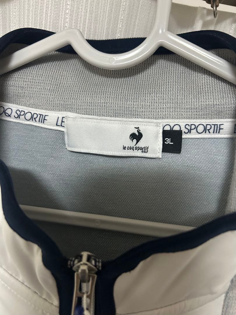 le coq sportif ジップアップシャツ 3L グレー