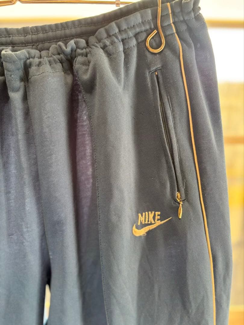 80's NIKE クラシックトラックパンツ 紺タグ adidas puma