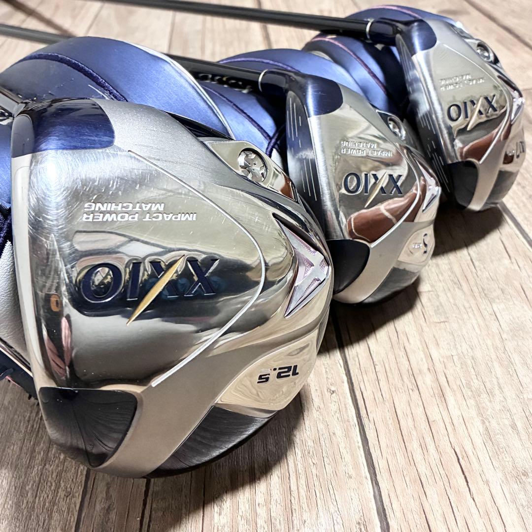 【XXIO 6】ゼクシオレディース 3本セット 1W 5W U7 L 女性用