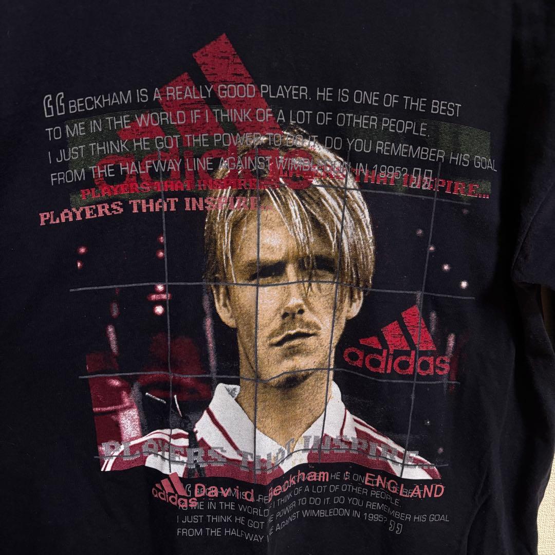 アディダス ベッカム サッカー フットボール Tシャツ 写真