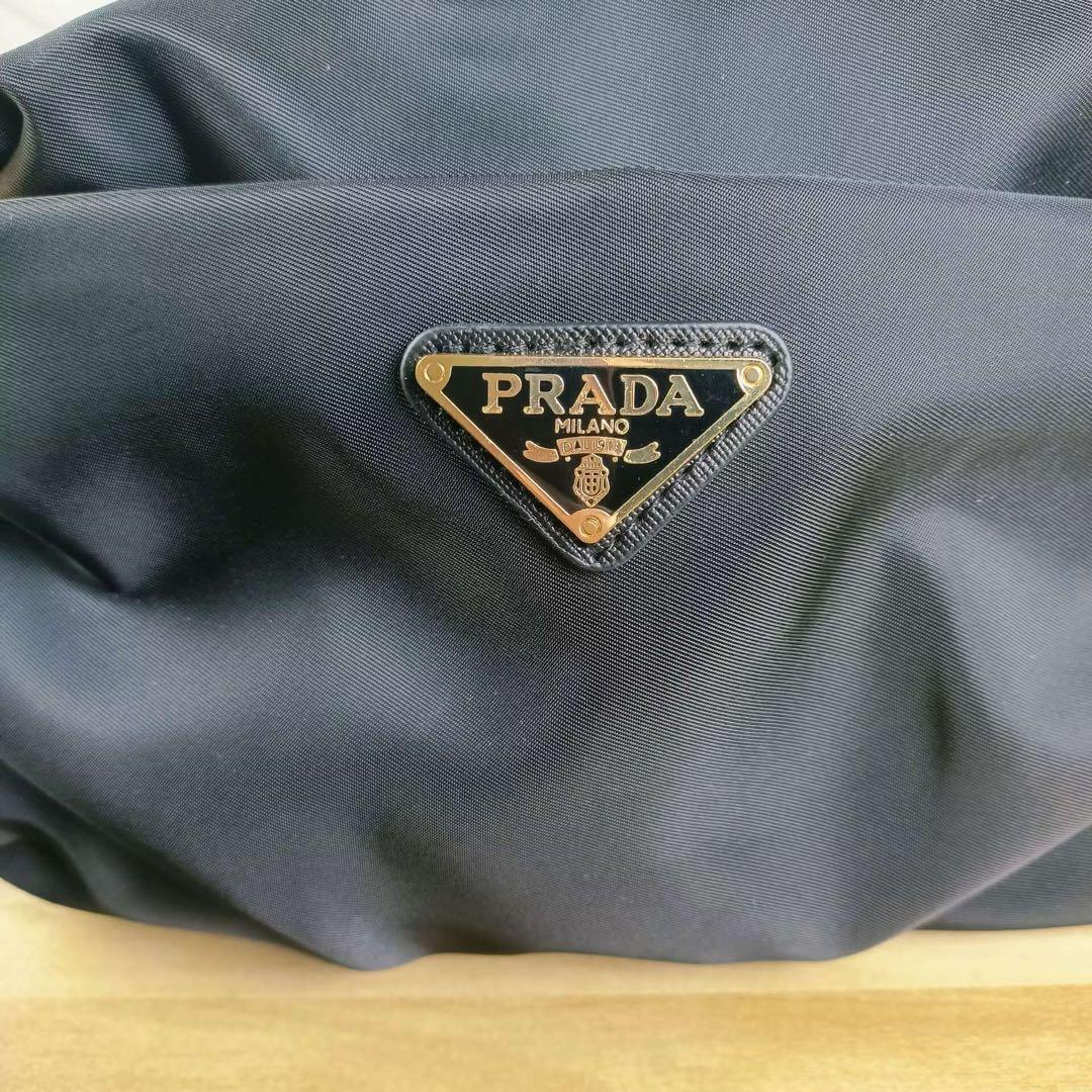 PRADA ノベルティ ブラック ショルダーバック ナイロン prd5