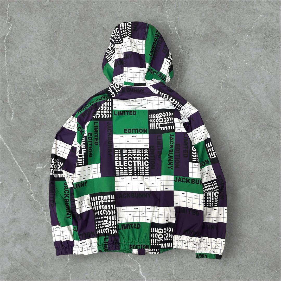 JACK BUNNY ジャックバニー フルジップブルゾン ブロックタイポプリント