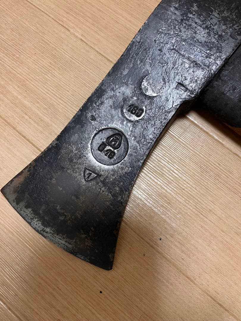 【軍実物】チェコ軍 ロングアックス 78cm 希少刻印 本物 ミリタリー