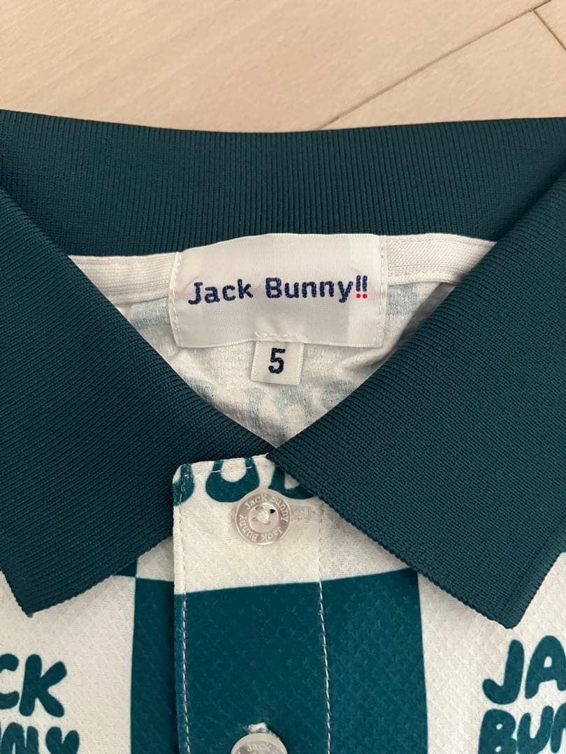 Jack Bunny!! ゴルフ チェック柄シャツ サイズ5