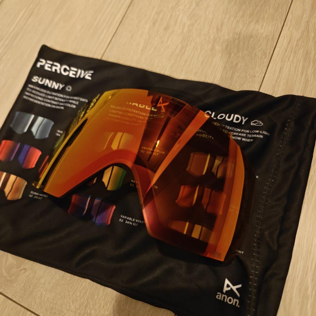 anon m5 ゴーグル 新品 レンズ付き