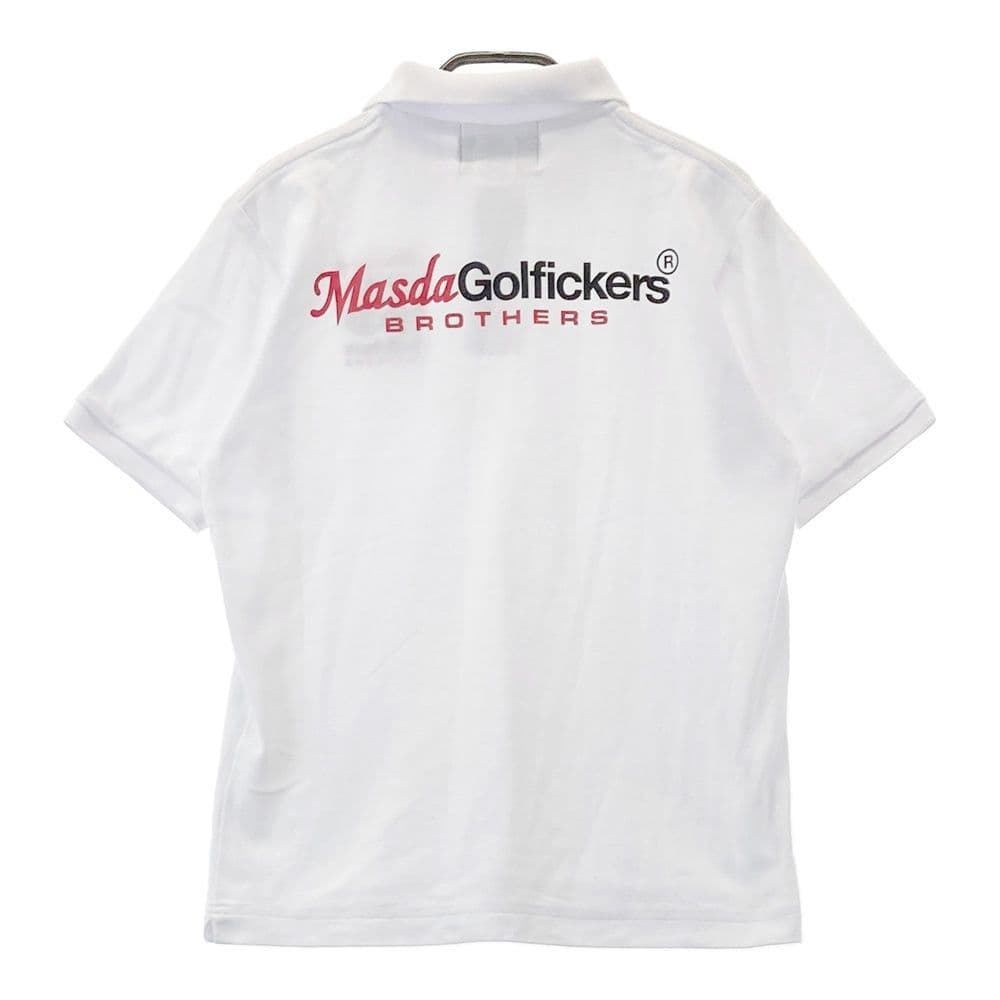 新品未使用 Masda Golfickers ポロシャツ XL 白 刺繍ロゴ
